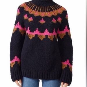 ALC Navy and Pink Sweater